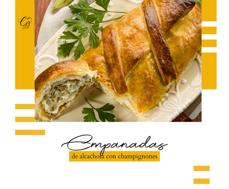 Empanadas de Alcachofa con Champiñones (Packs de 3 y 6)